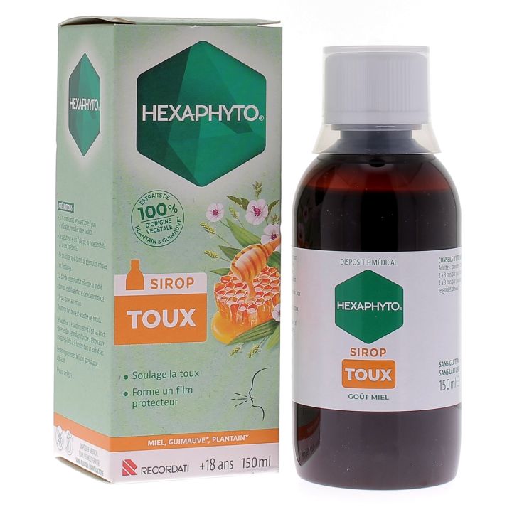 Sirop toux adultes Hexaphyto - flacon de 150ml