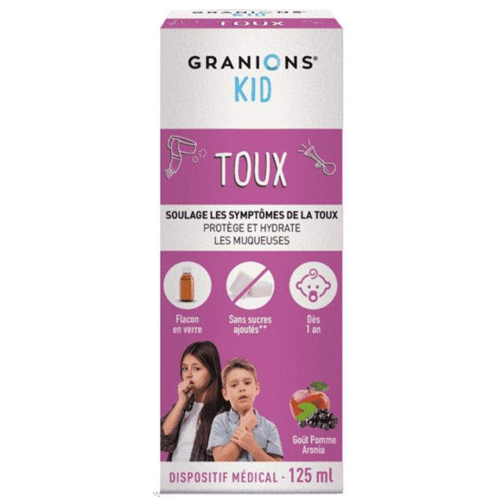 Sirop toux kid Granions - flacon de 125 ml
