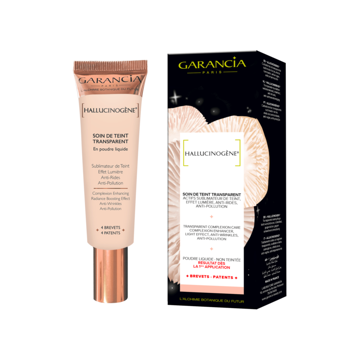 Soin de teint transparent en poudre liquide Garancia - tube de 30 ml