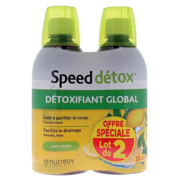 Speed détox Nutreov - lot de 2 flacons de 500 ml