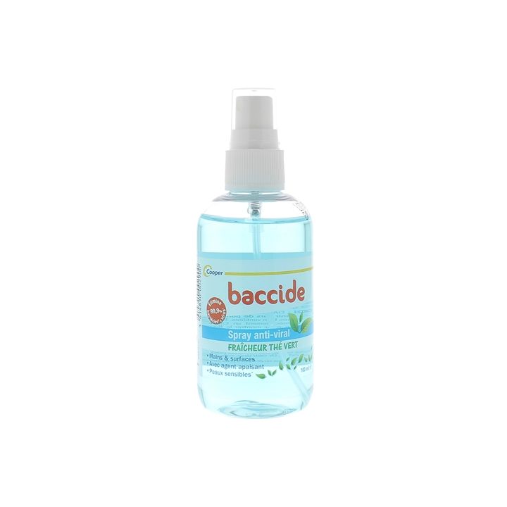 Spray anti-viral fraîcheur thé vert Baccide - spray de 100ml