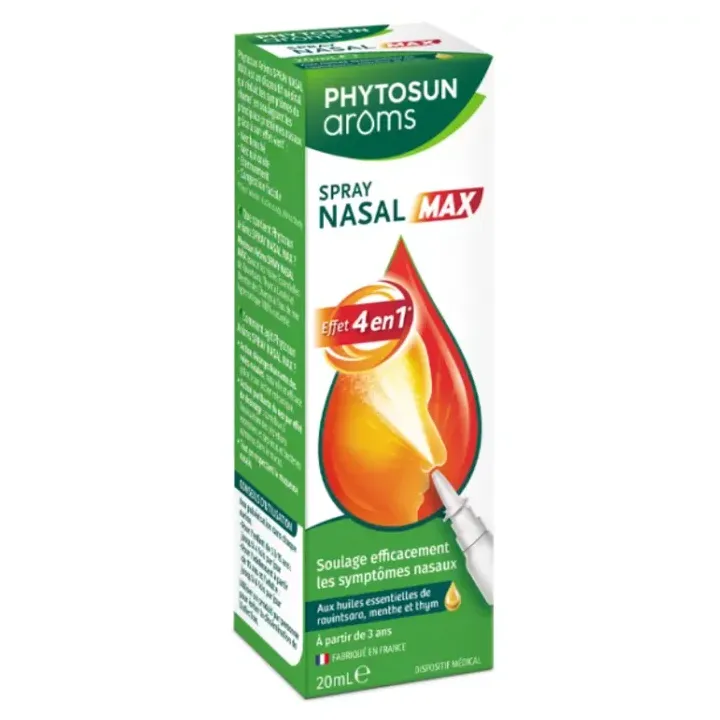 Spray nasal max effet 4 en 1 Phytosun Aroms - spray de 20ml