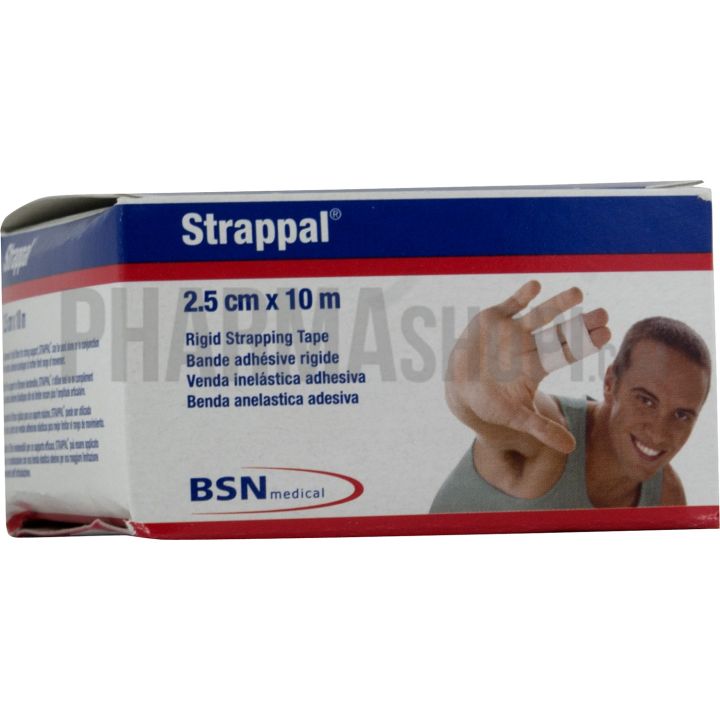 Strappal bande adhésive rigide - bande de 2,5 cm x 10 m