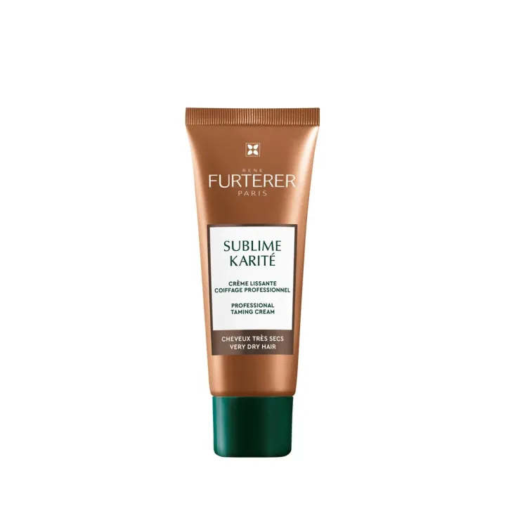 Sublime Karité crème lissante coiffage professionnel René Furterer - tube de 40ml