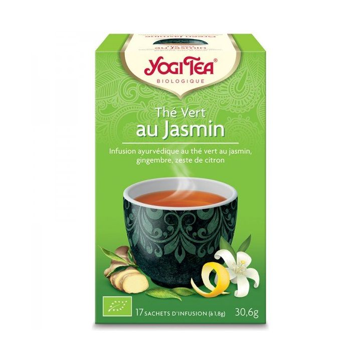Thé vert au jasmin BIO Yogi Tea - 17 infusettes
