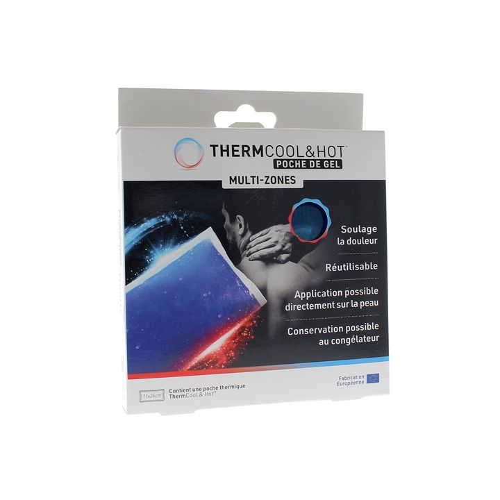 Thermcool&hot Poche de gel multi-zones - boîte d'une poche de 11x26cm