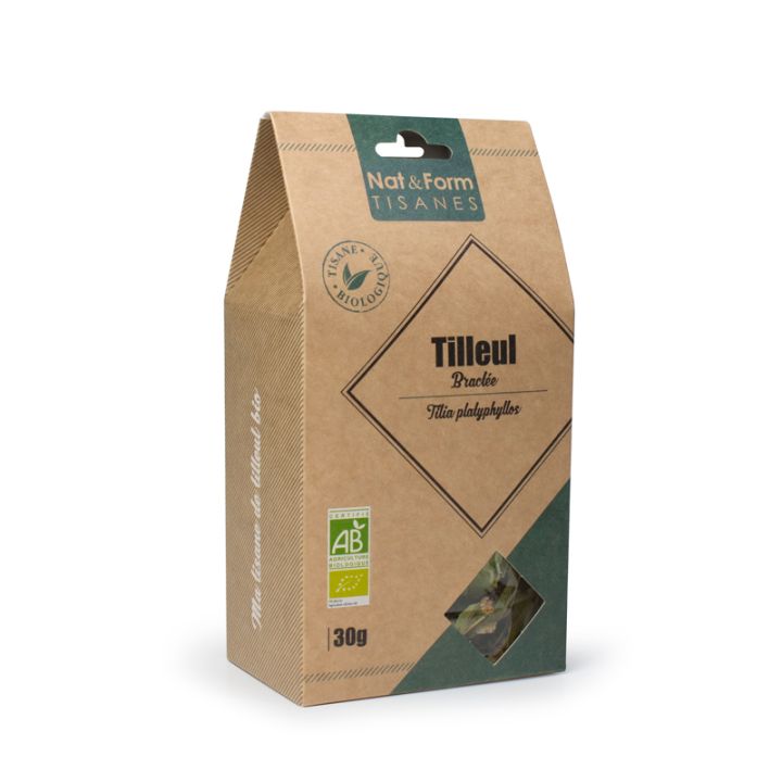 Tisane Tilleul Bracté Bio Nat & Form - sachet de 30 g