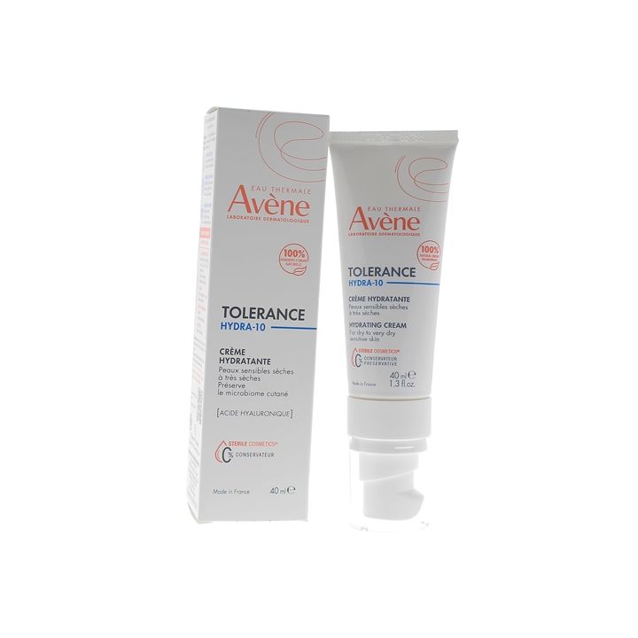 Tolérance Hydra-10 Crème hydratante Avène - tube de 40ml