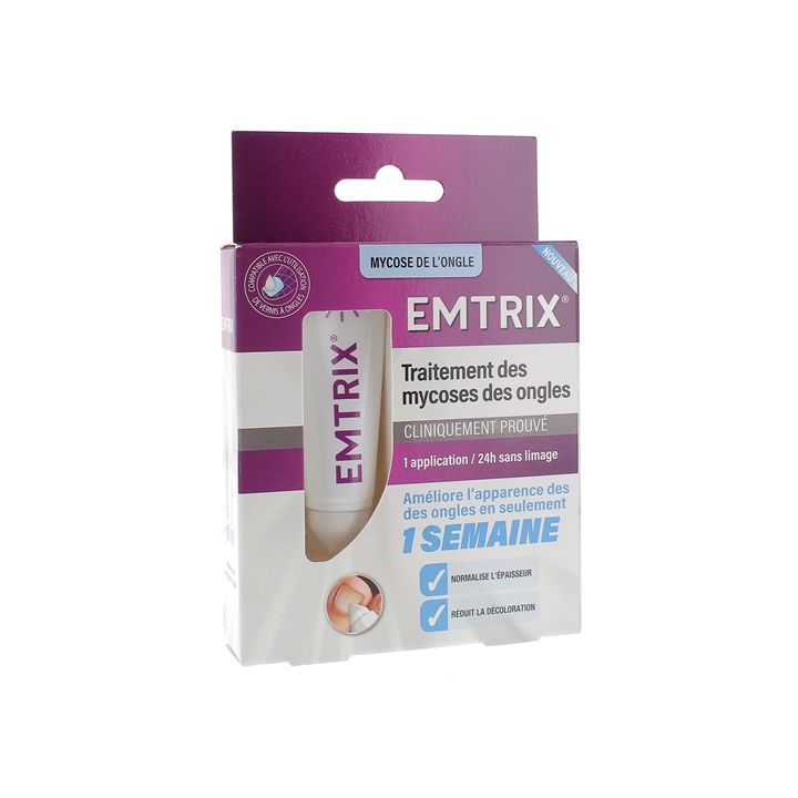 Traitement mycose de l’ongle Emtrix - tube de 10ml