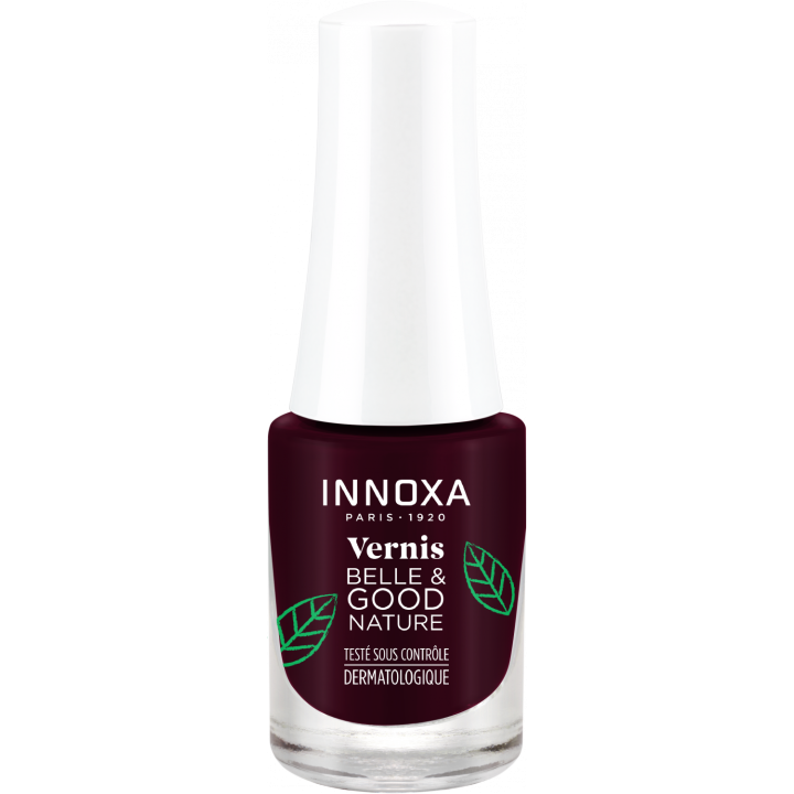 Vernis à ongles Good Nature Cassis Innoxa - flacon de 5 ml