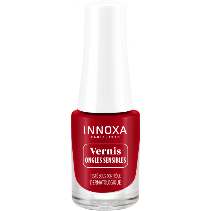 Vernis à ongles hypoallergénique Coquelicot 602 Innoxa - flacon de 4,8 ml