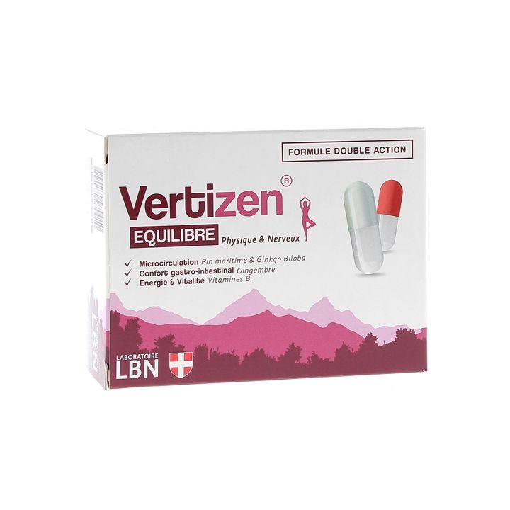 VertiZen équilibre Laboratoire LBN - boite de 60 gélules