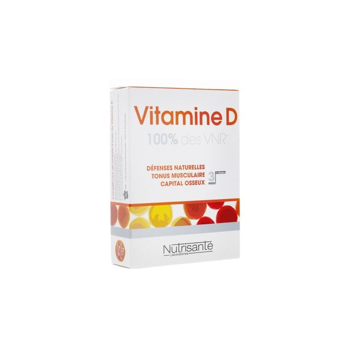 Vitamine D 80 mg Nutrisante - boite de 90 comprimés