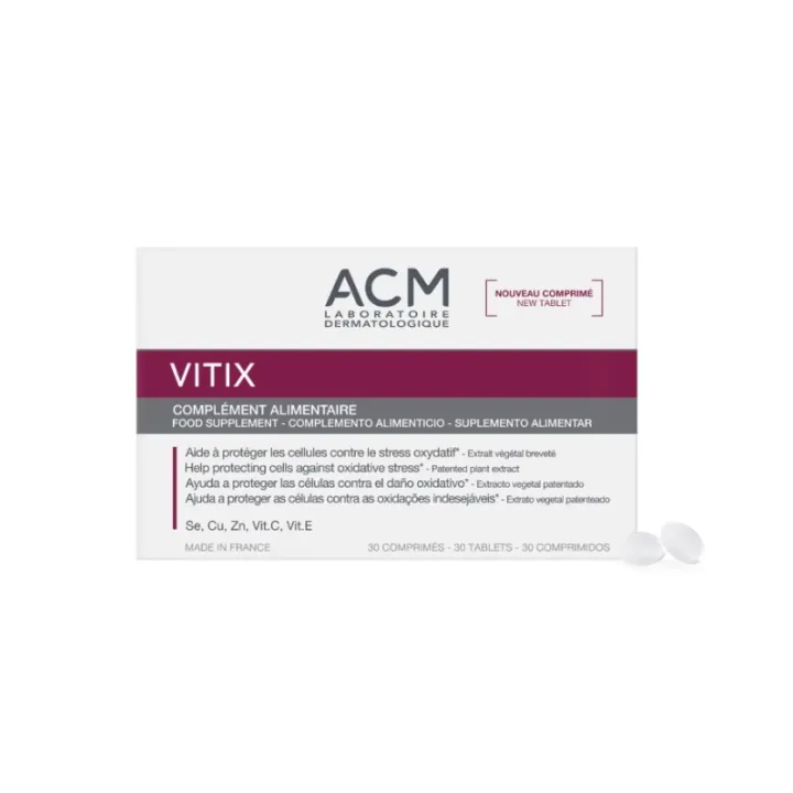 Vitix stress oxydatif ACM - boite de 30 comprimés
