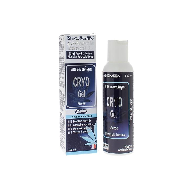 WBZ Cryo Gel effet froid Phytocosmo - flacon de 100ml