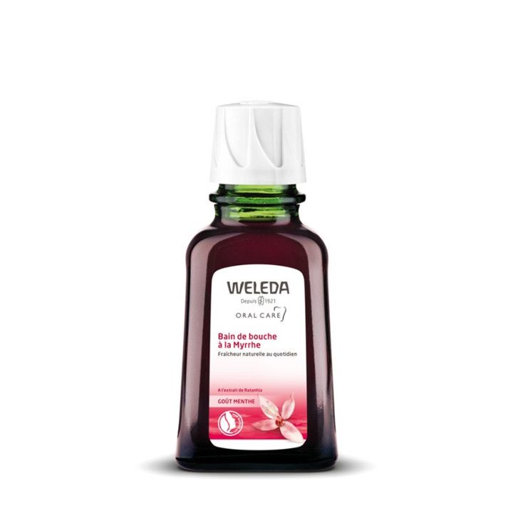 Bain de bouche à la myrrhe Weleda - flacon de 50 ml