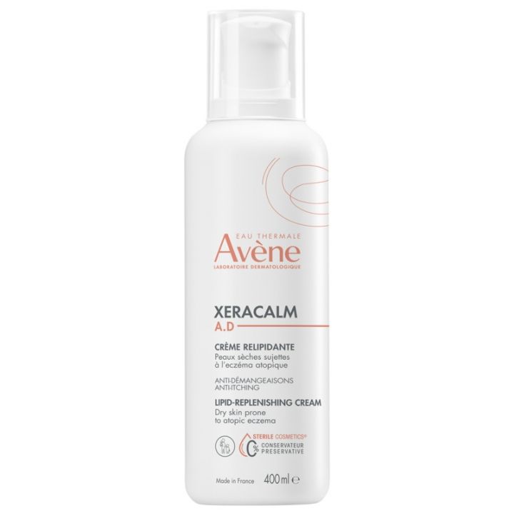 XeraCalm A.D crème relipidante Avène - flacon-pompe de 400 ml