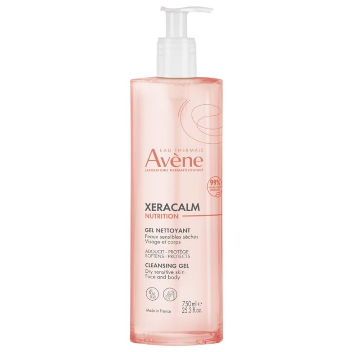 Xeracalm Nutrition Gel nettoyant Avène - flacon-pompe de 750ml