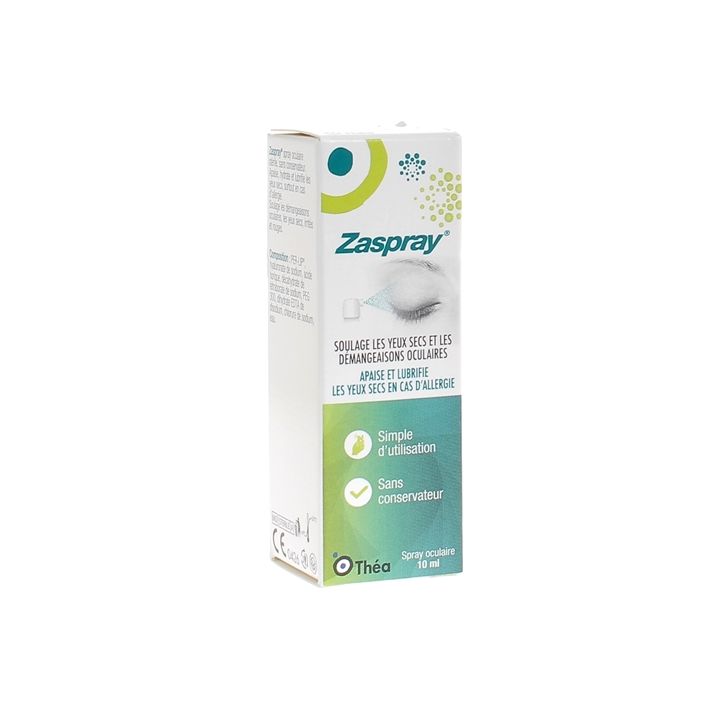 Zaspray Spray oculaire apaisant et lubrifiant Théa - flacon de 10ml