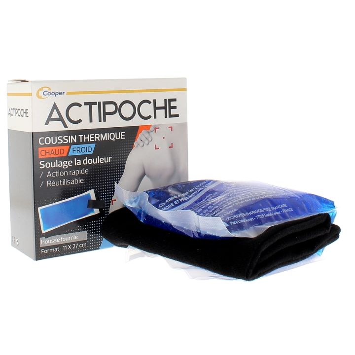 Poche thermique actipoche petit modèle 11x27 cm chaud et froid réutilisable - 1 poche