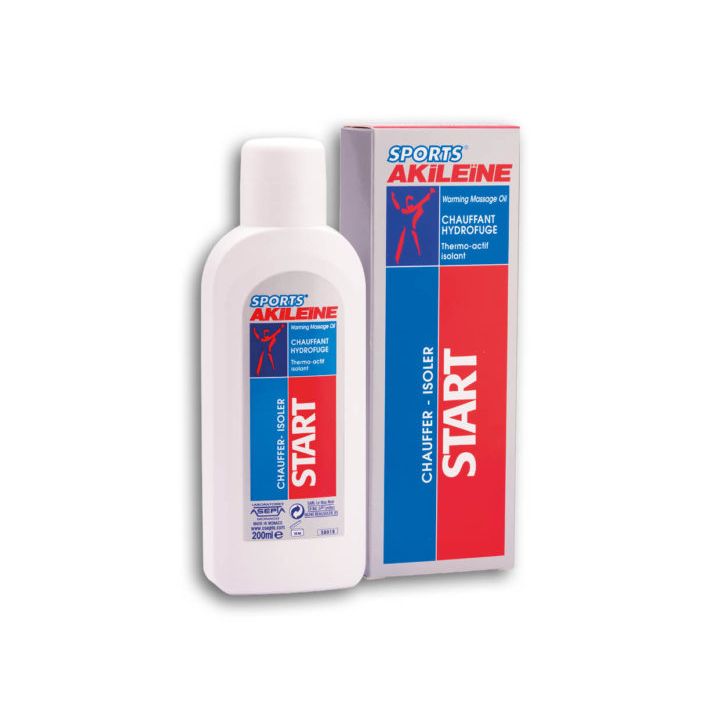 Start chauffant hydrofuge Akileïne sports - tube de 200 ml