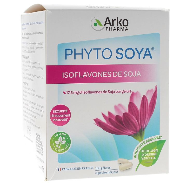 Phyto soya 17,5mg Arkopharma - boîte de 180 gélules