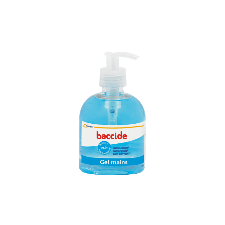 Gel main hydroalcoolique Baccide - flacon pompe de 300 ml