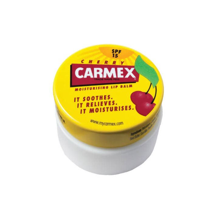 Baume à Lèvres SPF 15 cerise Carmex - Pot de 7,5 g