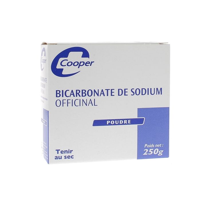 Bicarbonate de sodium officinal en poudre cooper - boite de 250 g