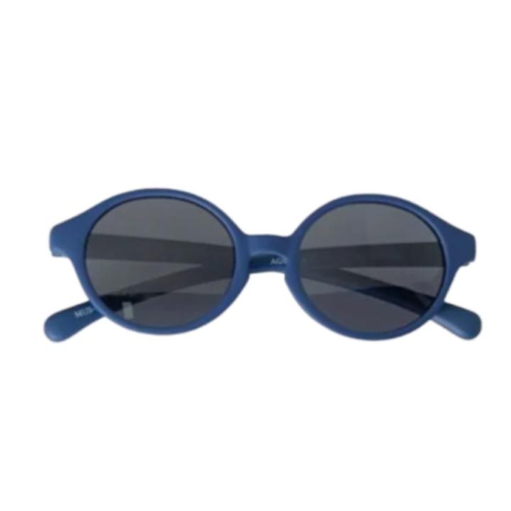 Lunettes de soleil bébé 0-2 ans bleues Mustela - une paire de lunettes