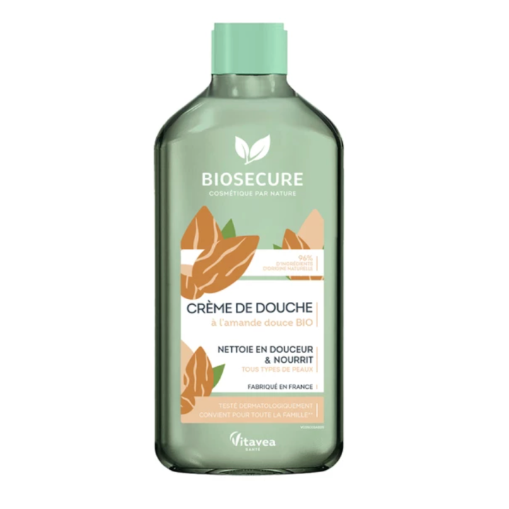 Crème de douche à l'amande douce BIO Bio Secure - flacon de 500ml
