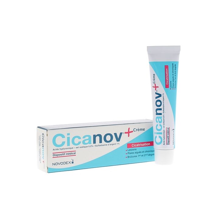 Cicanov+ crème cicatrisante Novodex - tube de 25g