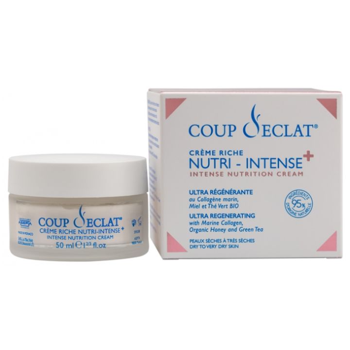 Crème confort+ texture riche Coup d'éclat - pot de 50 ml