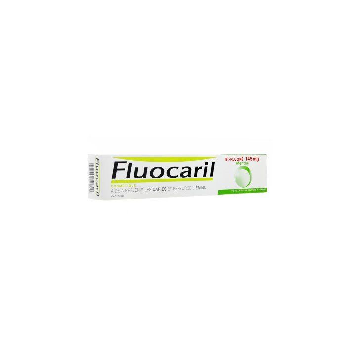 Dentifrice bi-fluoré 145 mg menthe Fluocaril - tube de 75 ml