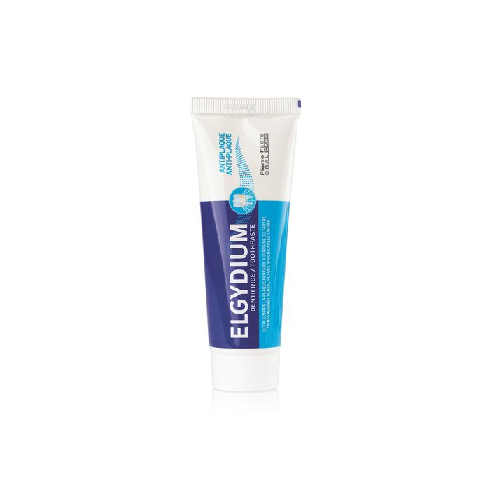 Dentifrice anti-plaque format voyage Elgydium - tube de 50ml
