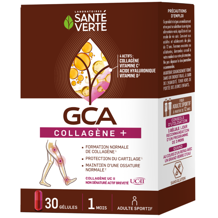 GCA FLEX + Protection Cartilage Santé Verte - boîte de 30 gélules végétales
