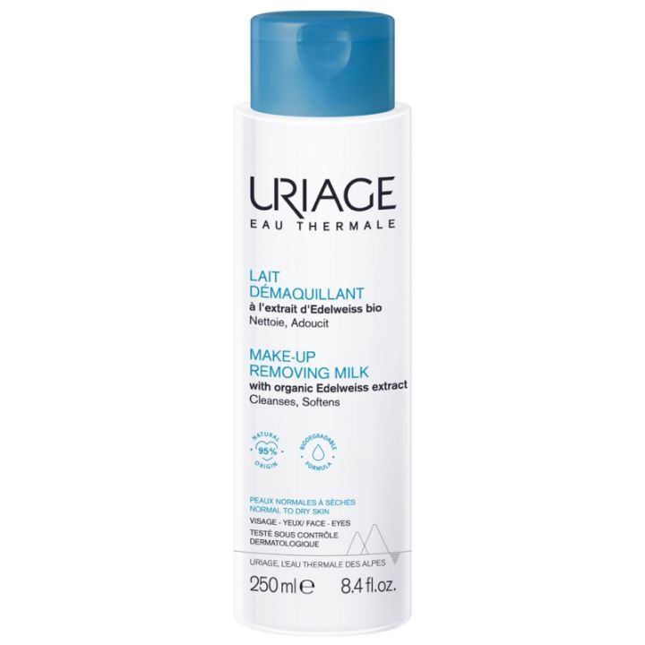 Lait démaquillant visage et yeux Uriage - flacon de 250 ml