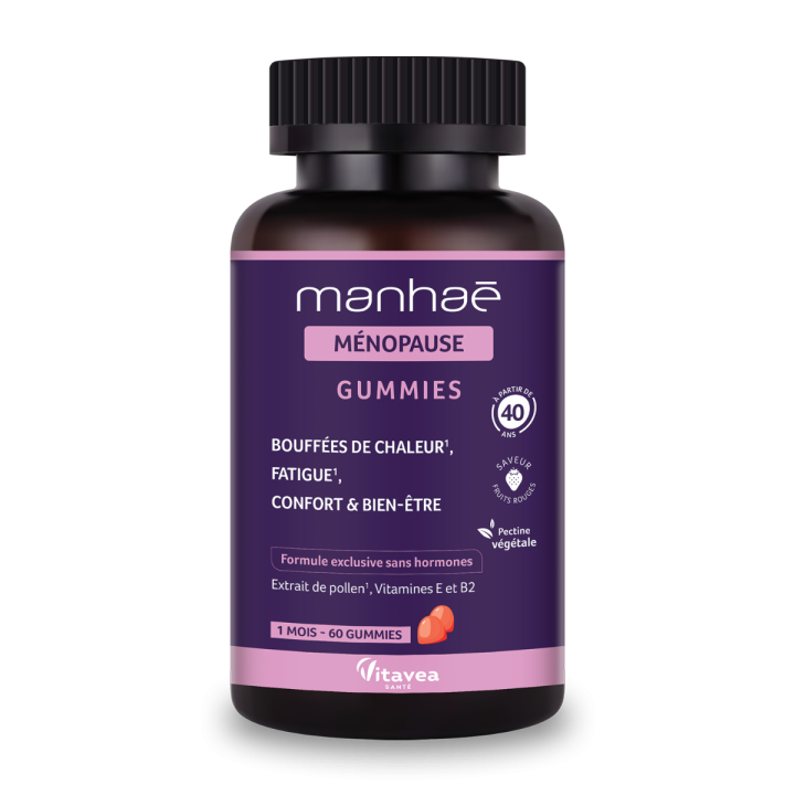 Manhaé Ménopause Vitavea - pot de 60 gummies