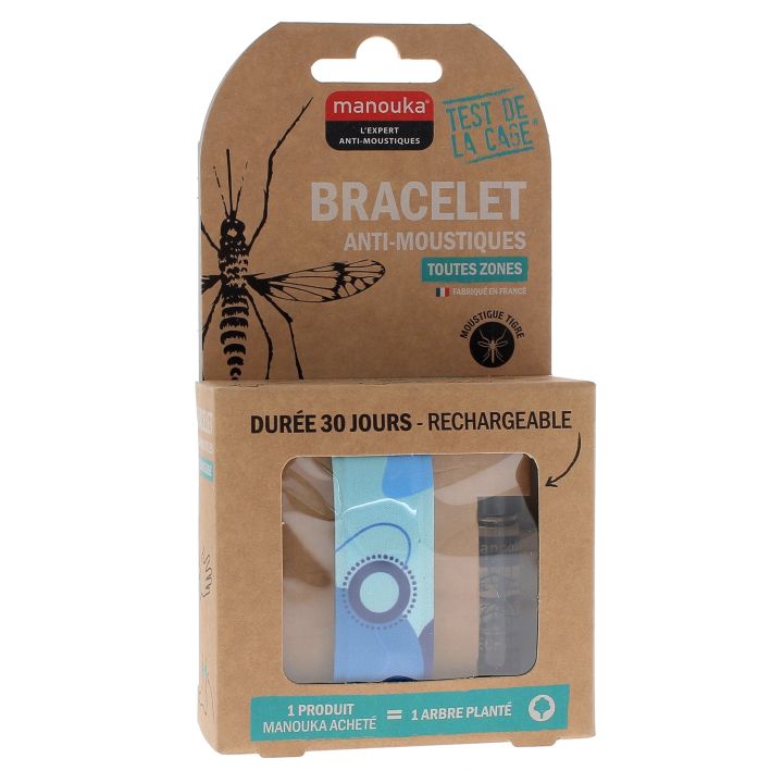 Bracelet anti-moustiques Manouka - 1 bracelet