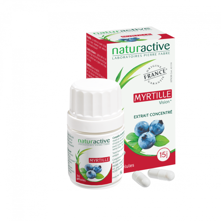 Elusanes Myrtille Naturactive - boîte 30 gélules