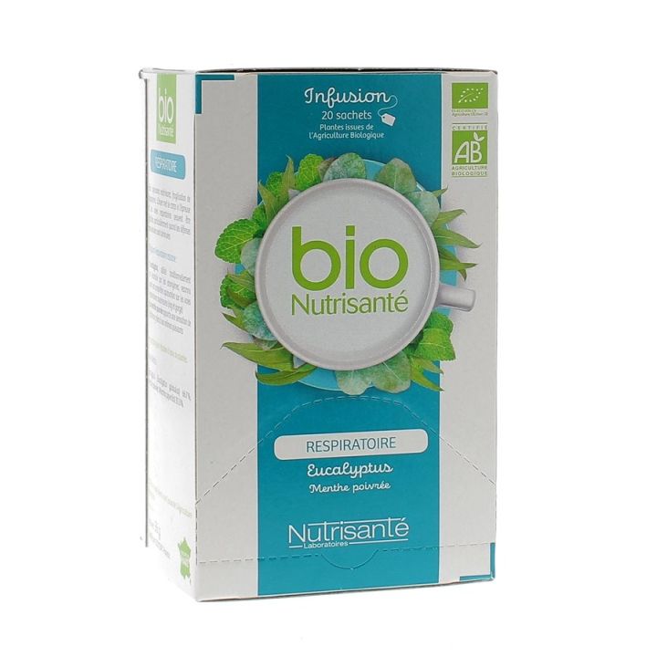 Infusion bien-être Respiratoire BIO Nutrisanté - 20 sachets