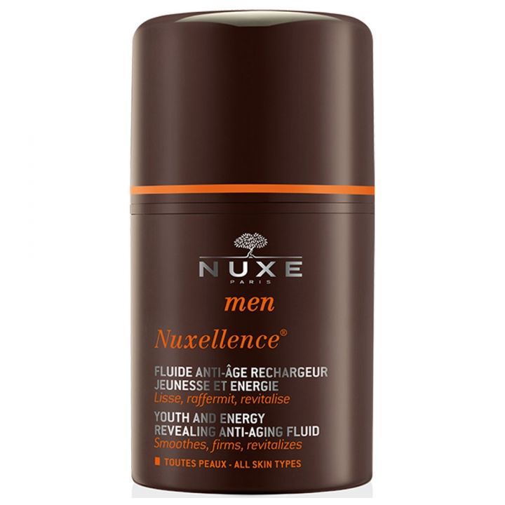Nuxellence fluide anti-âge rechargeur jeunesse et énergie Nuxe men - flacon de 50 ml