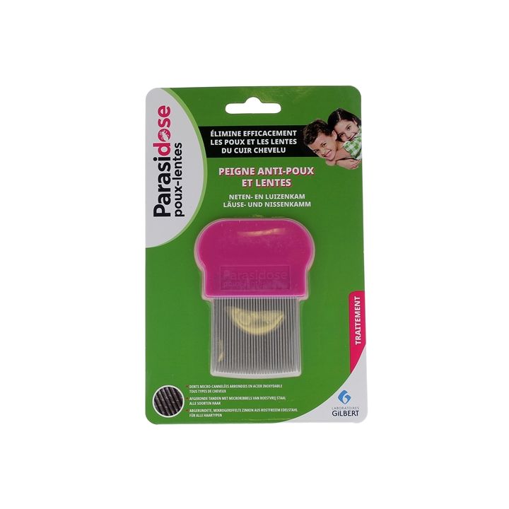Peigne fin anti-poux et lentes Parasidose - 1 peigne