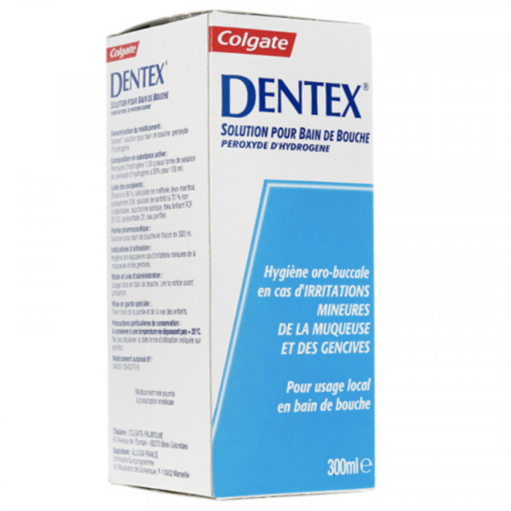 Dentex solution pour bain de bouche hygiène oro-buccale Colgate - Flacon de 300ml