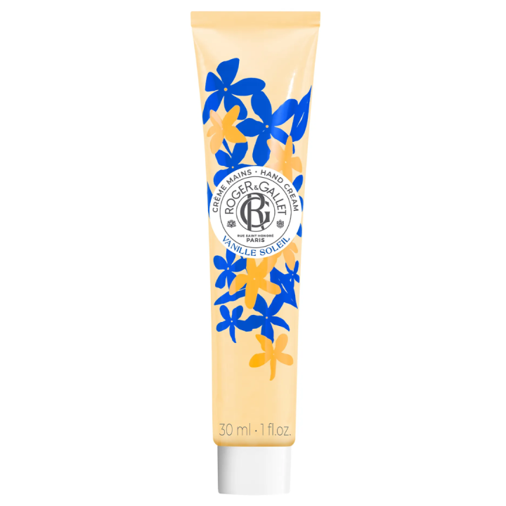 Crème mains bienfaisante vanille soleil Roger & Gallet - tube de 30ml