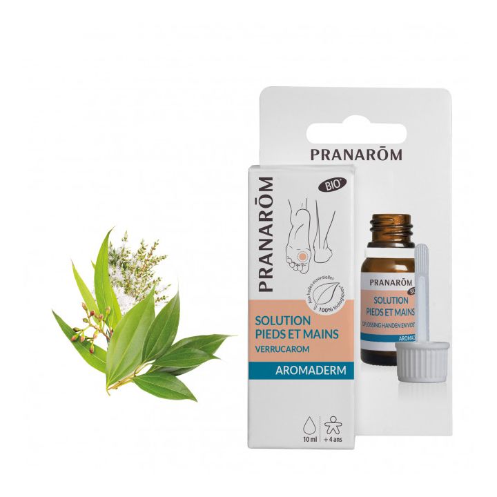Aromaderm Lotion pieds et mains Pranarôm - flacon de 10 ml