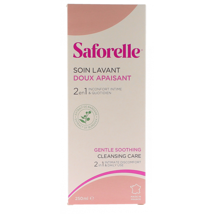Saforelle soin lavant doux toilette intime - flacon de 250 ml