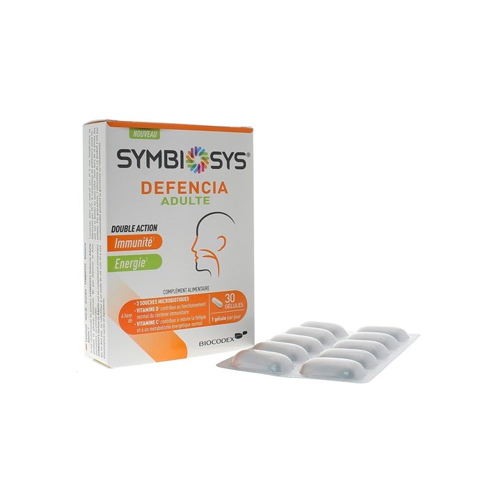 Symbiosys Defencia adulte Biocodex - boîte de 30 gélules