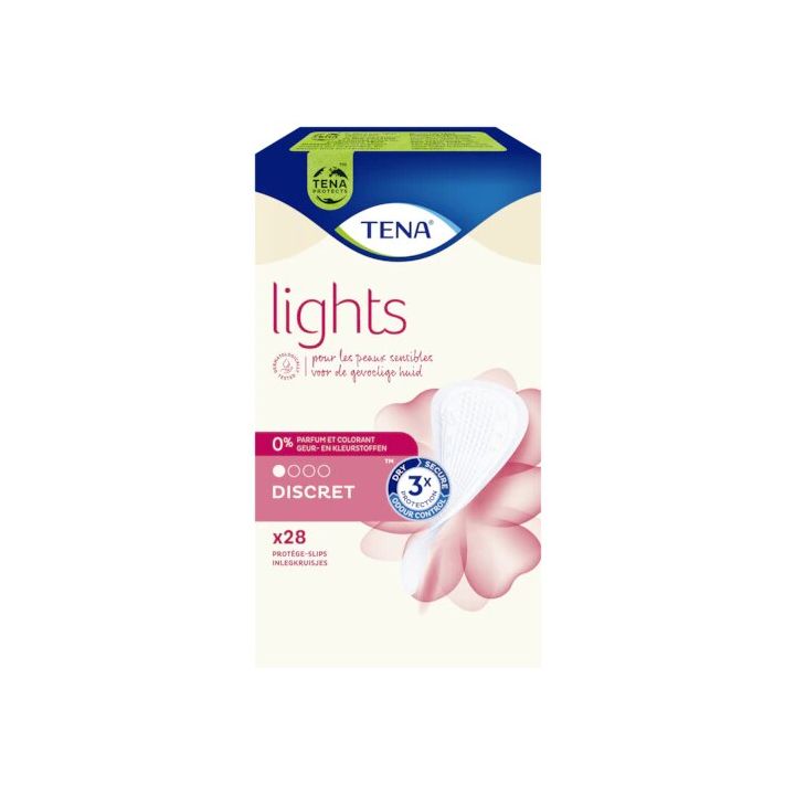 TENA Lights Protège slip discret - boite de 28 protèges slips