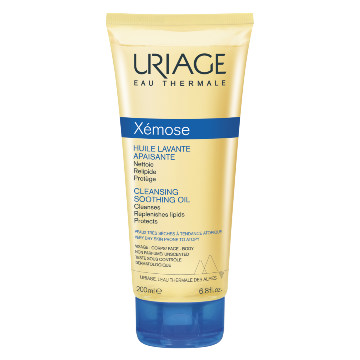 Xémose Huile lavante apaisante Uriage - tube de 200 ml